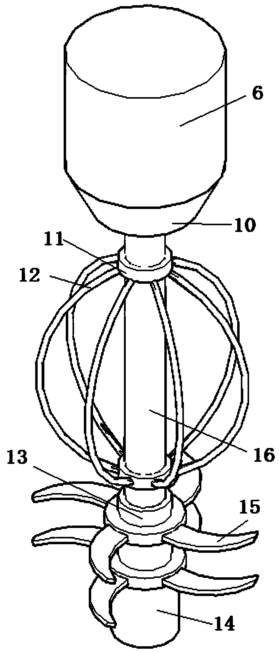 Chilli sauce and stirring device for processing chilli sauce