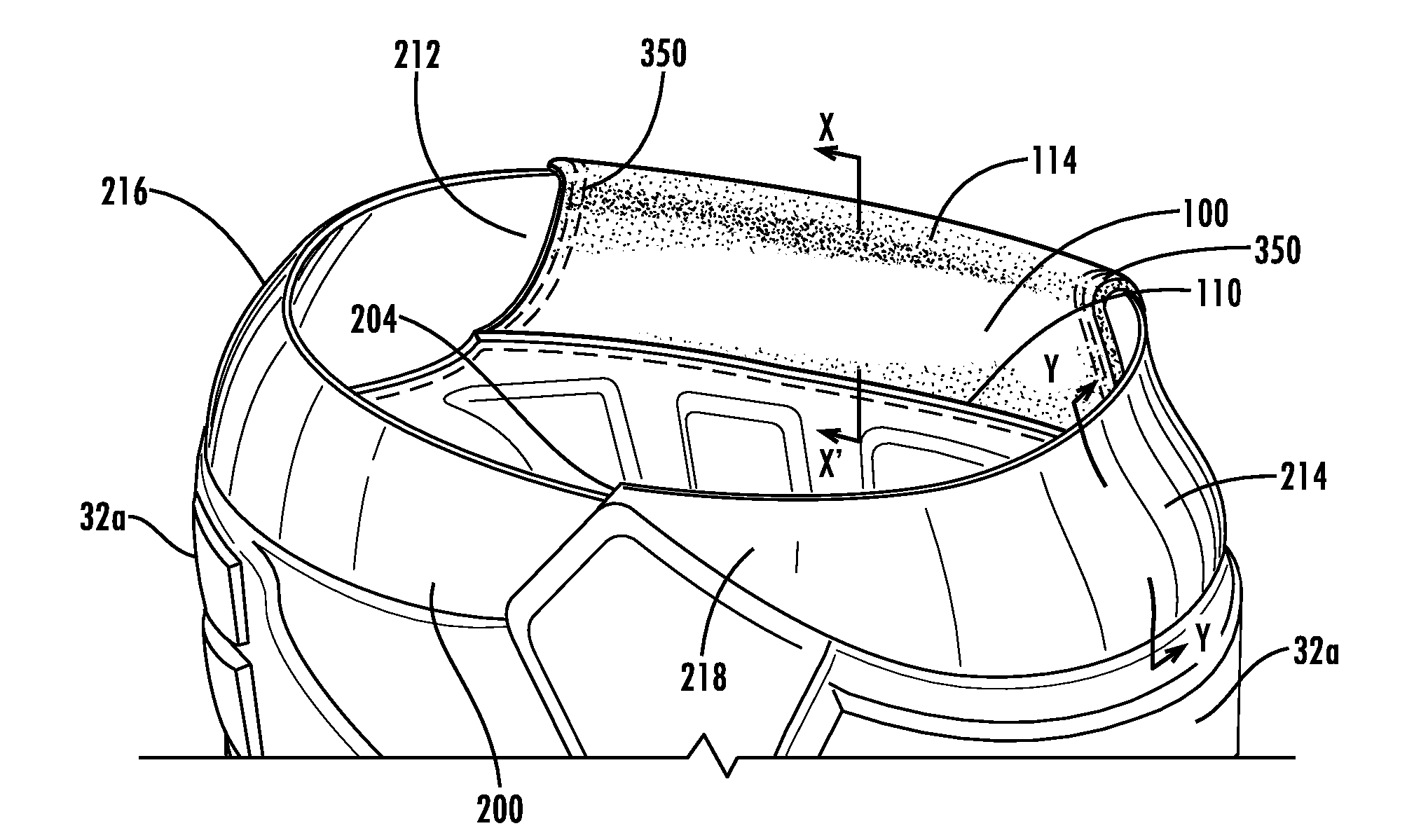 Molded gasket for footwear