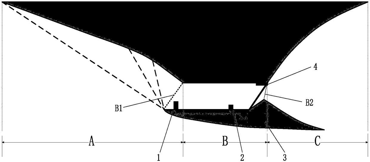 Stationary detonation engine based on variable wedge angle