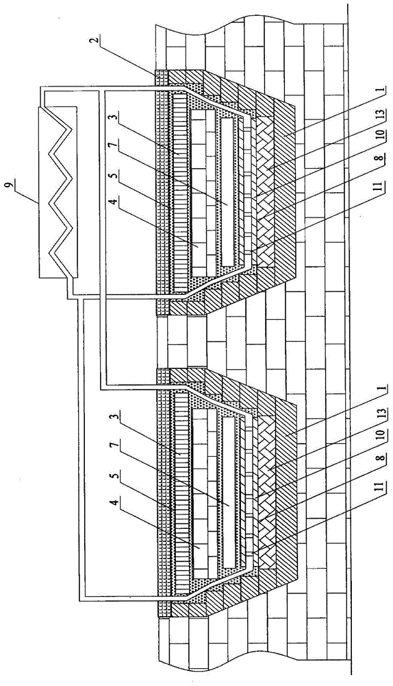 Thermal induction type coke oven after heat recycling power generation system based on efficient drive power supply circuit