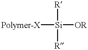 Method to control increase in viscosity during aging of siloxane modified polymers