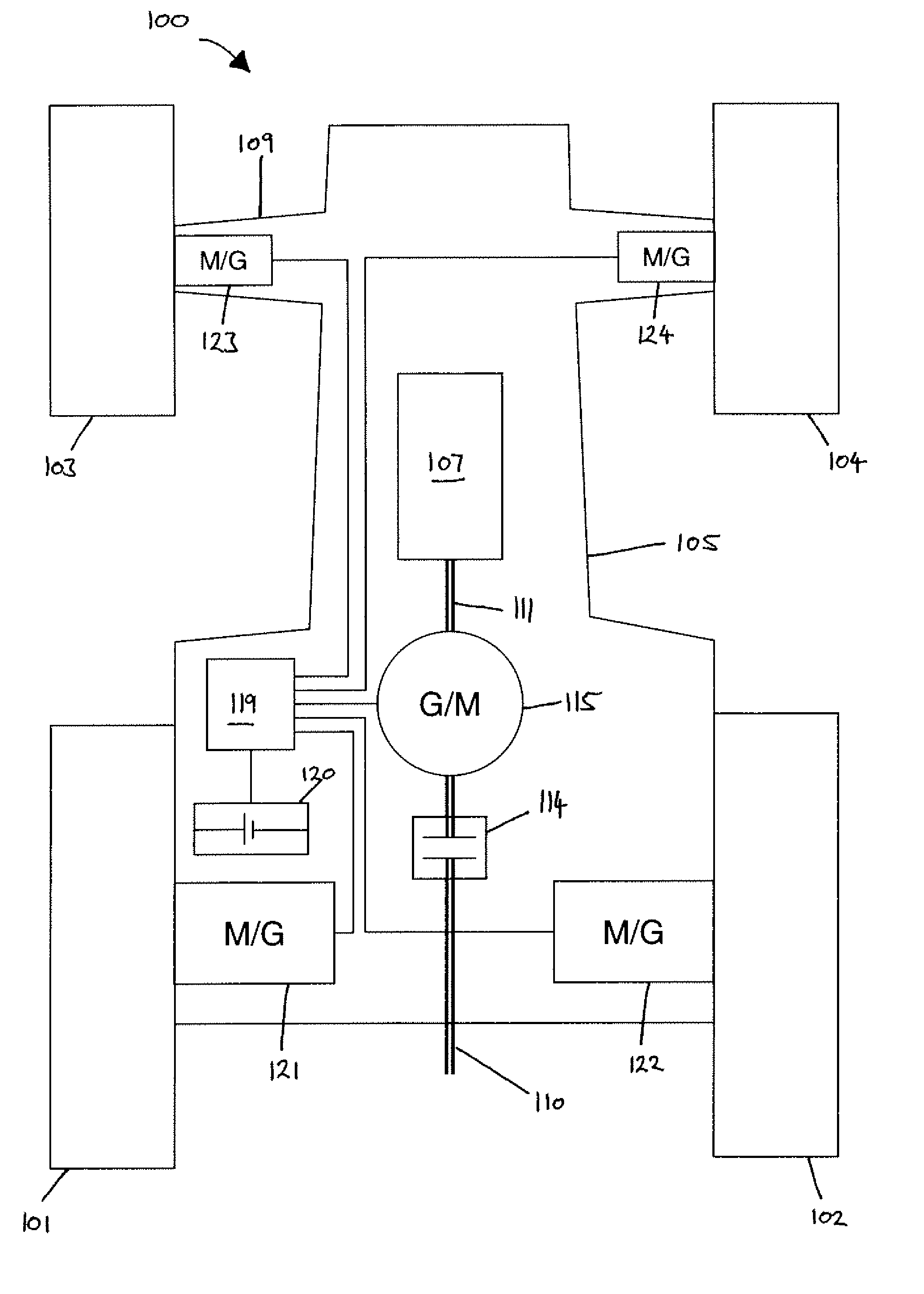 Tractor with Hybrid Power System