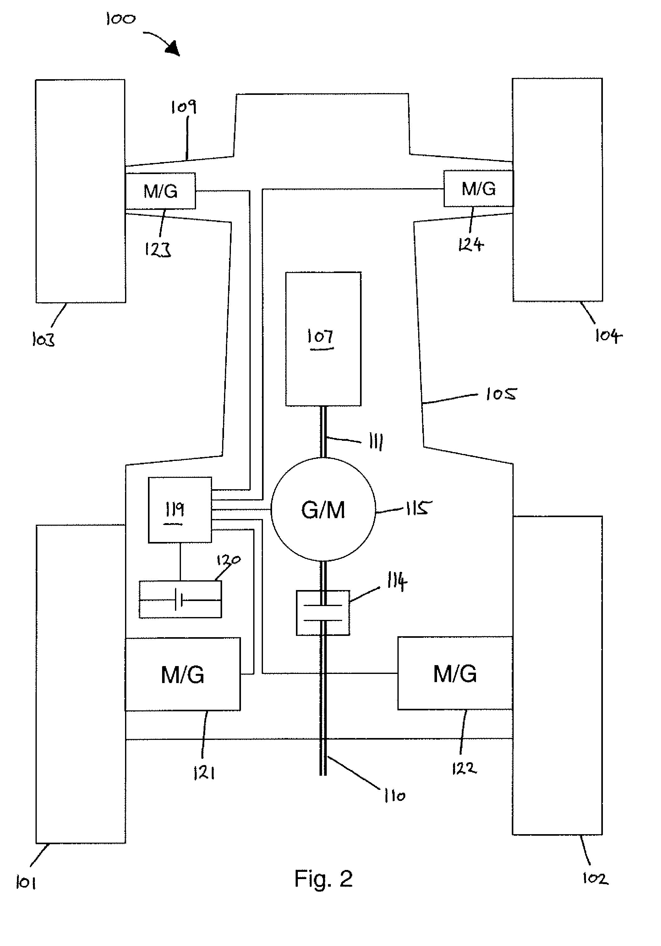 Tractor with Hybrid Power System