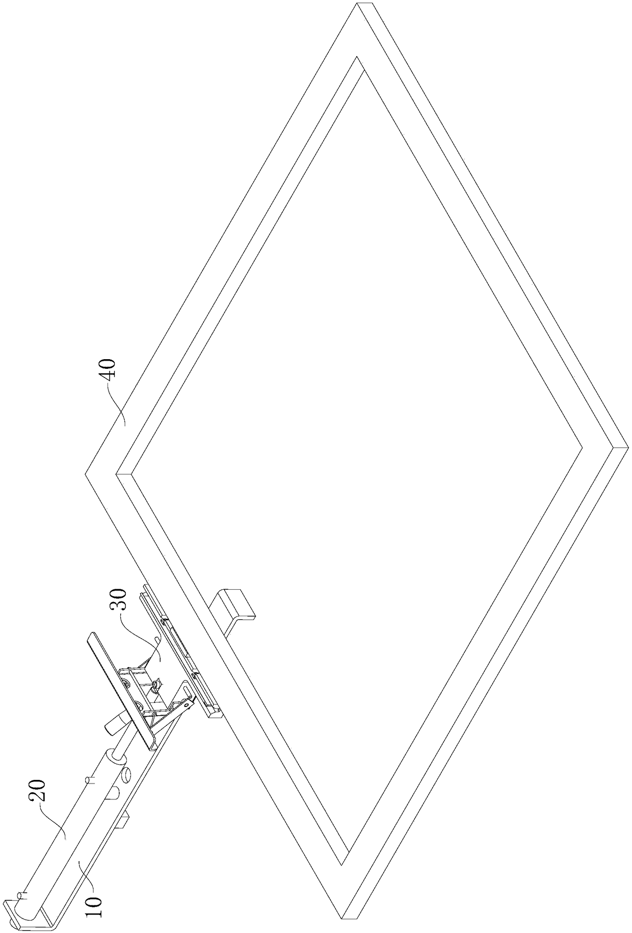 Silk screen production device