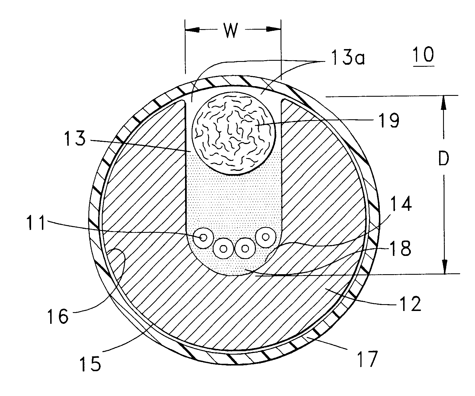 High strength fiber optic cable