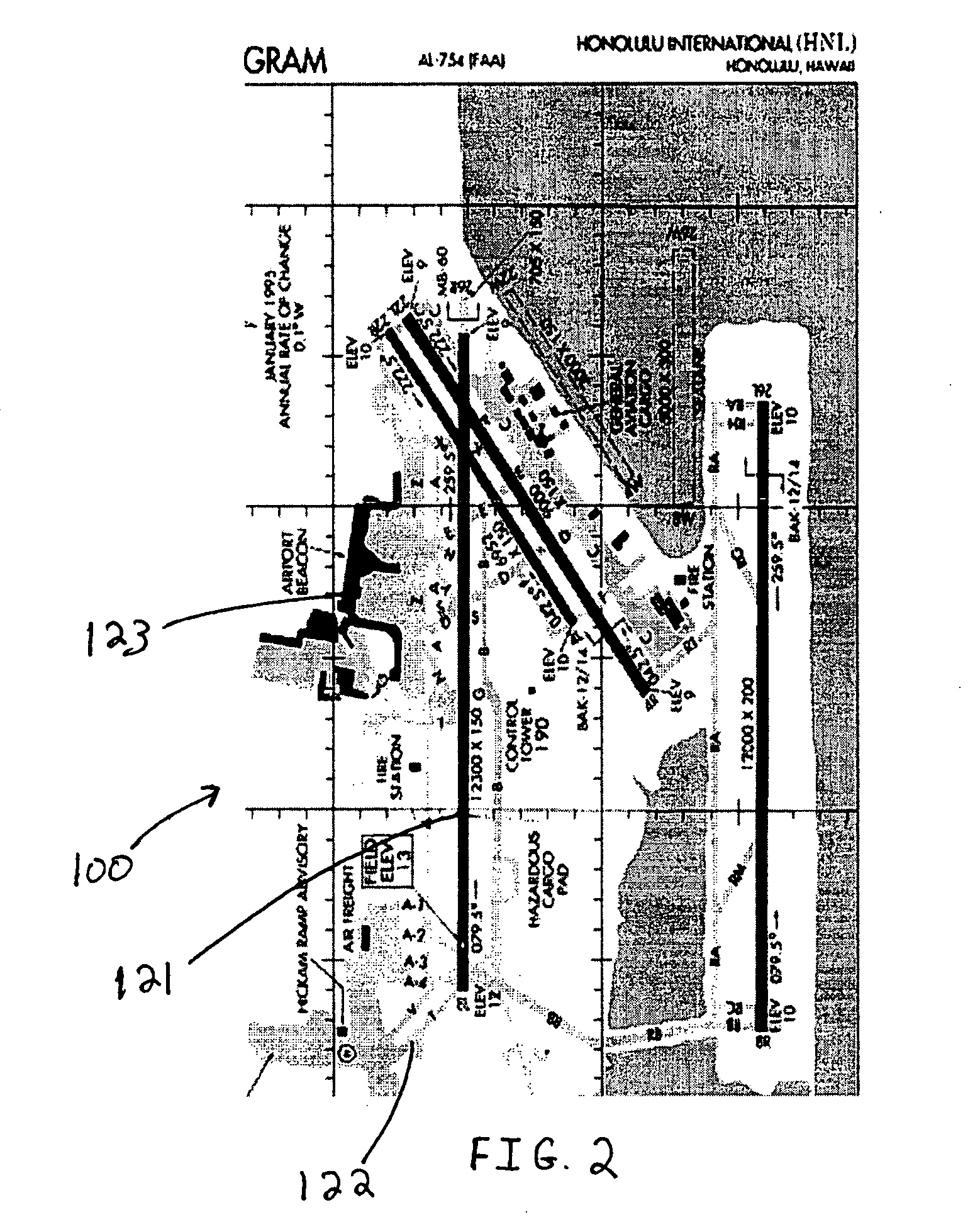 Aircraft ground maneuvering monitoring system