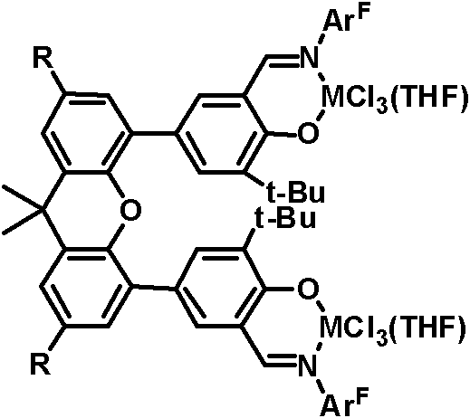 Bimetallic catalyst precursor and application thereof to olefin polymerization or copolymerization