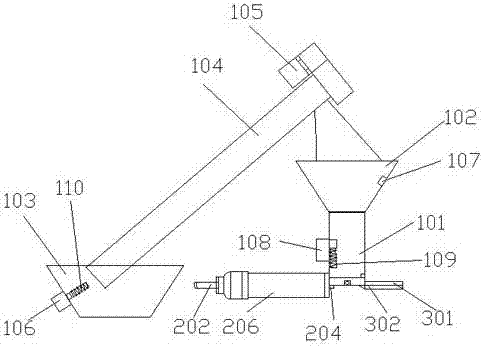 Automatic explosion starting quicksand fire extinguishing device