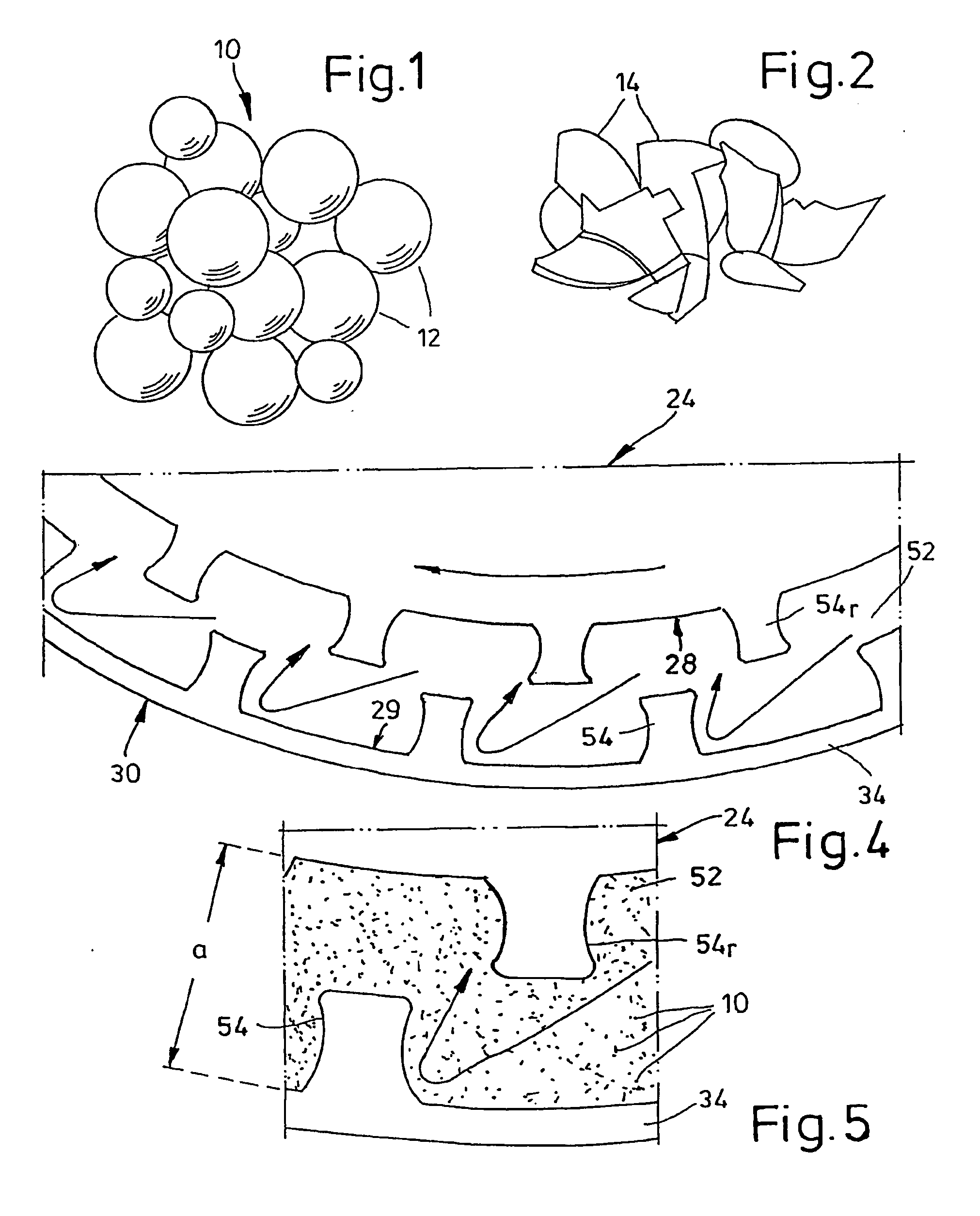 Method for the production of a hydraulic binding agent a structural component use thereof and device therefor