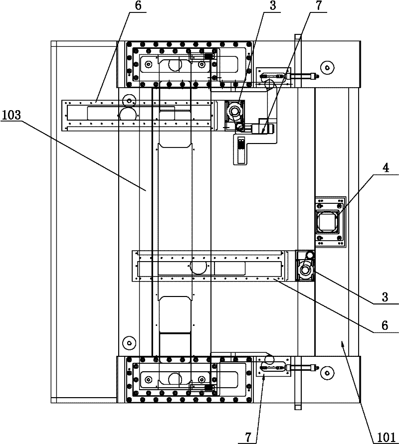 Door type drilling machine