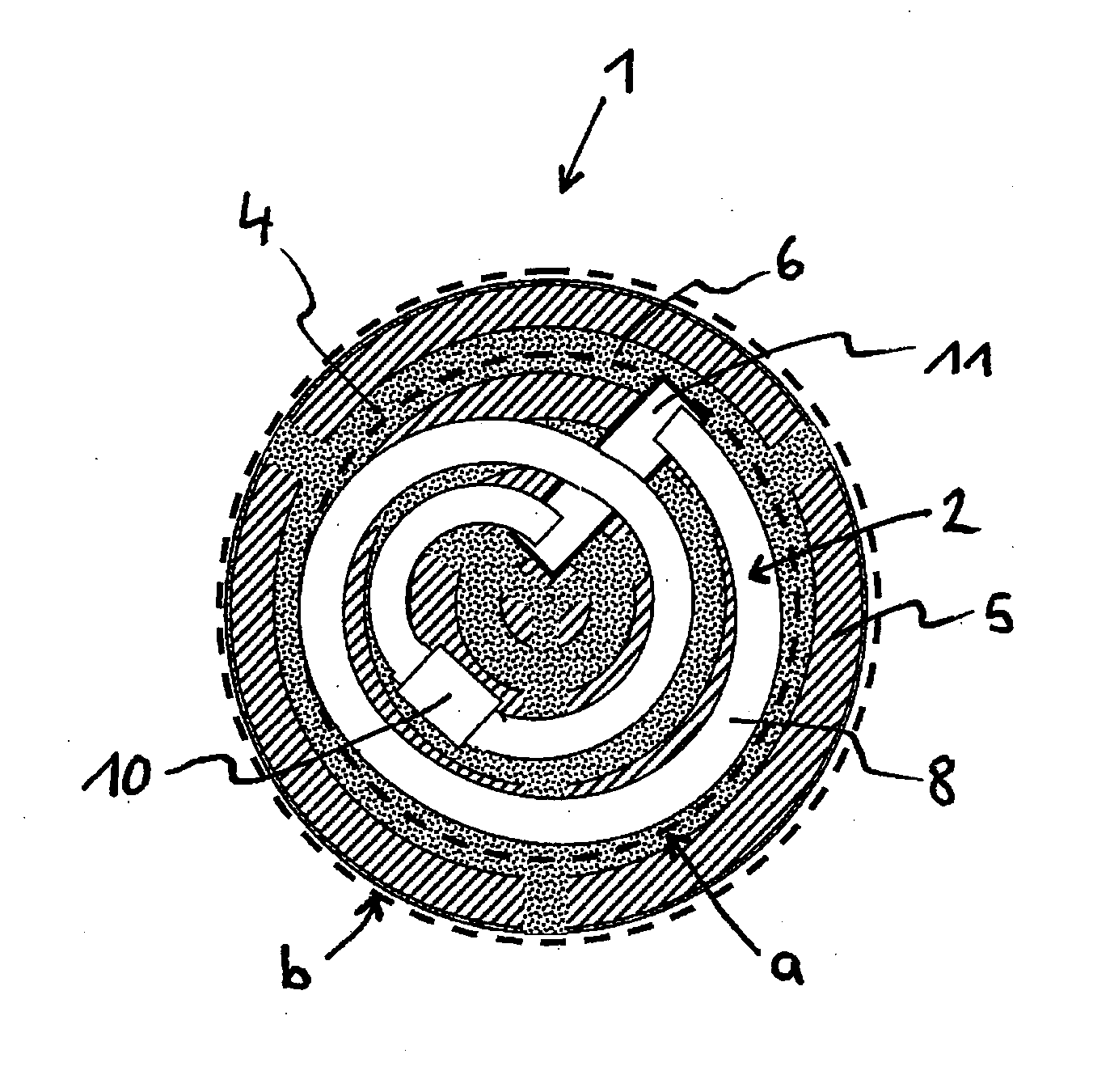 Apparatus, method and use for screening the magnetic field of an RFID transponder