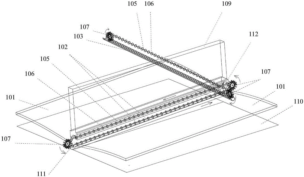 Air driving excrement liquid automatic cleaning device for pig farm