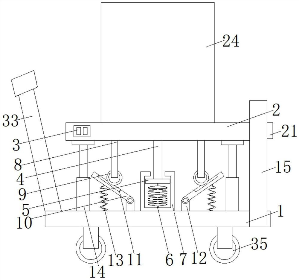 Building steel structure transfer device