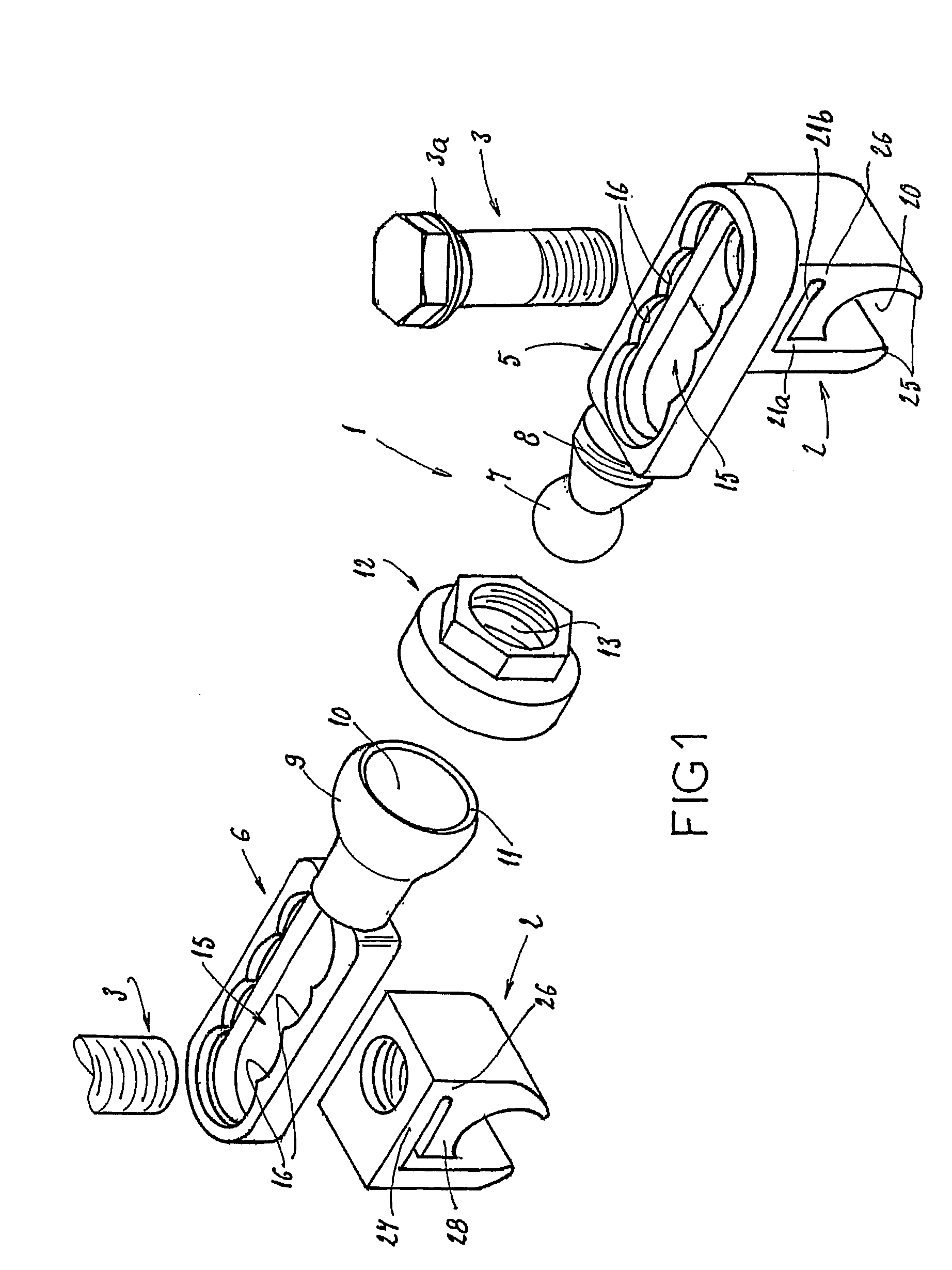 Vertebral arthrodesis equipment