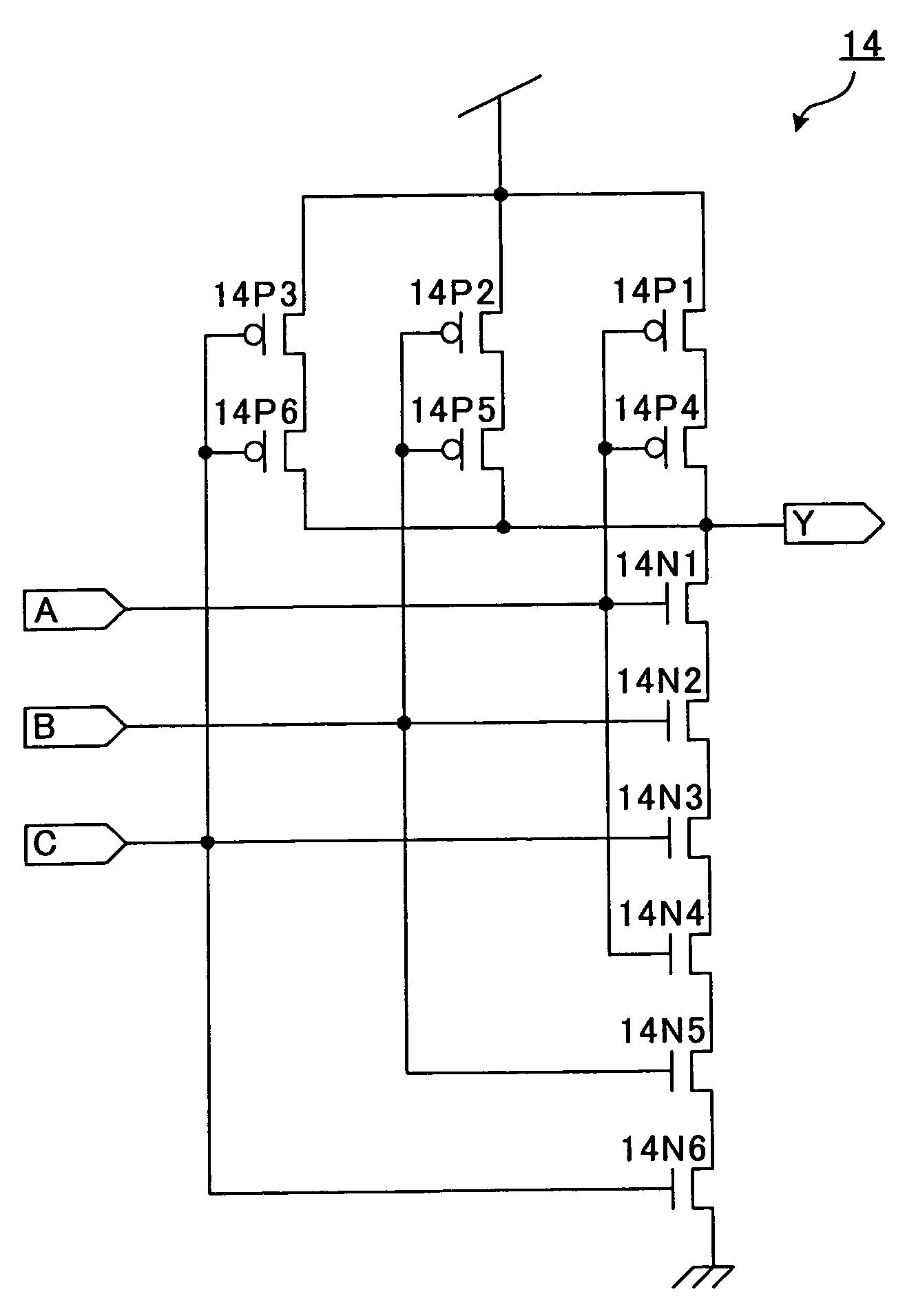 Single-event-effect tolerant SOI-based inverter, NAND element, NOR element, semiconductor memory device and data latch circuit