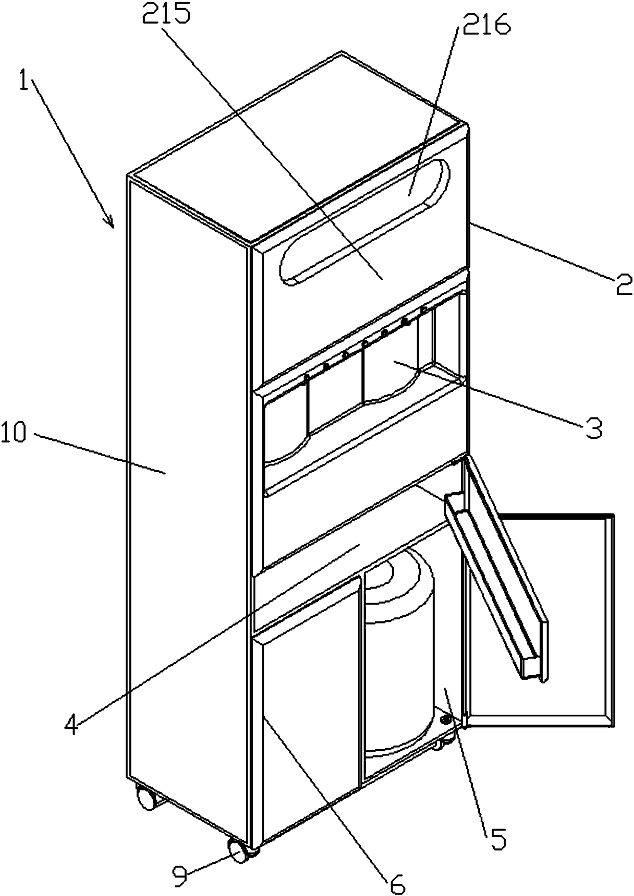 Integrated device of photovoltaic air conditioner and water dispenser