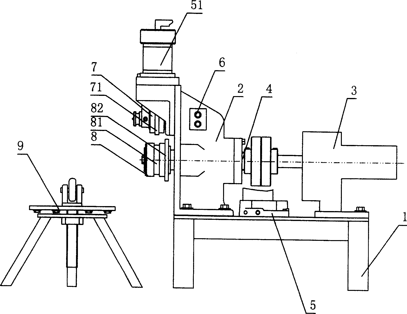 Pipe fittings notching-machine