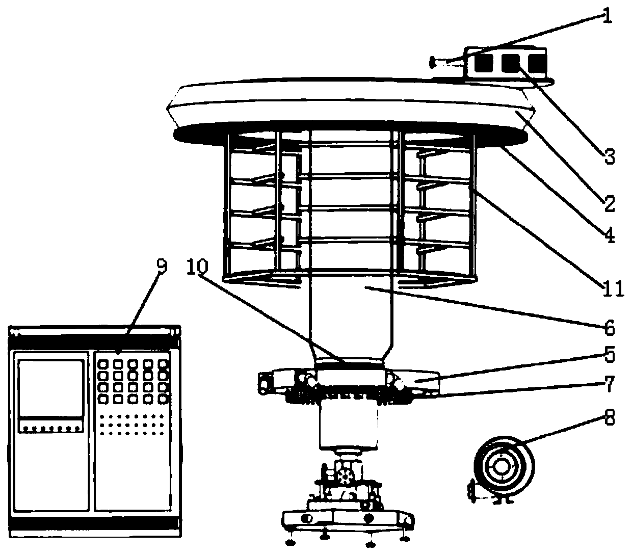 Thickness measuring temperature-controlled automatic adjustment air ring