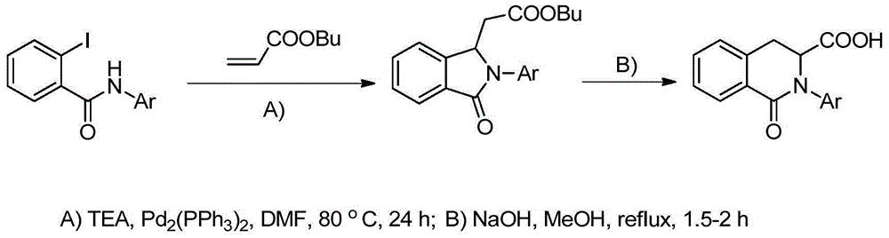 Method for synthesizing isoquinoline ketone compounds