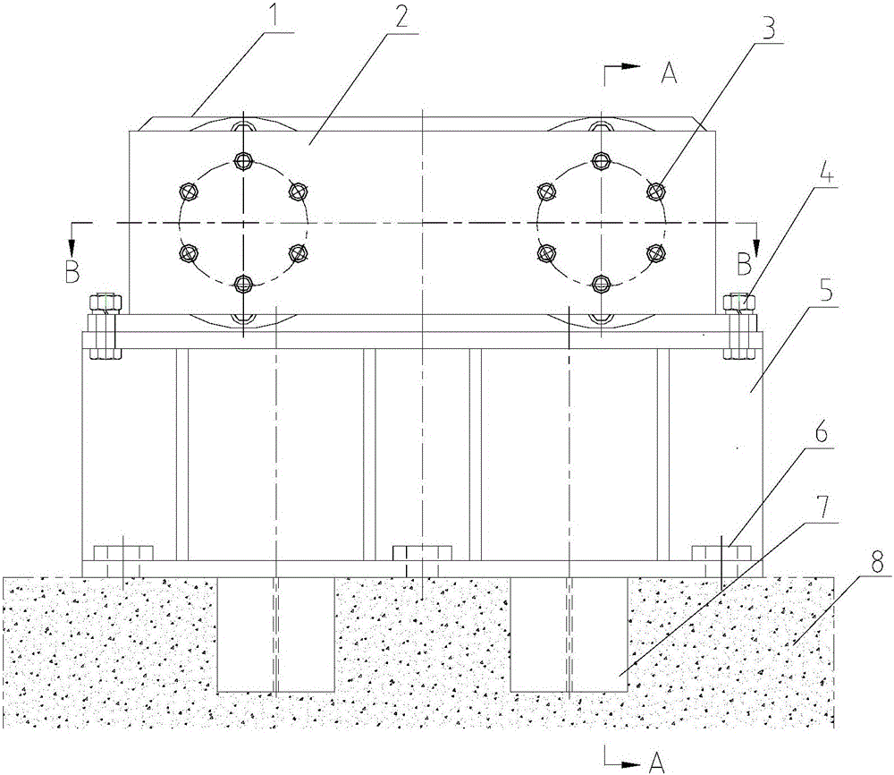 A circular tube billet double ejector rod positioning device