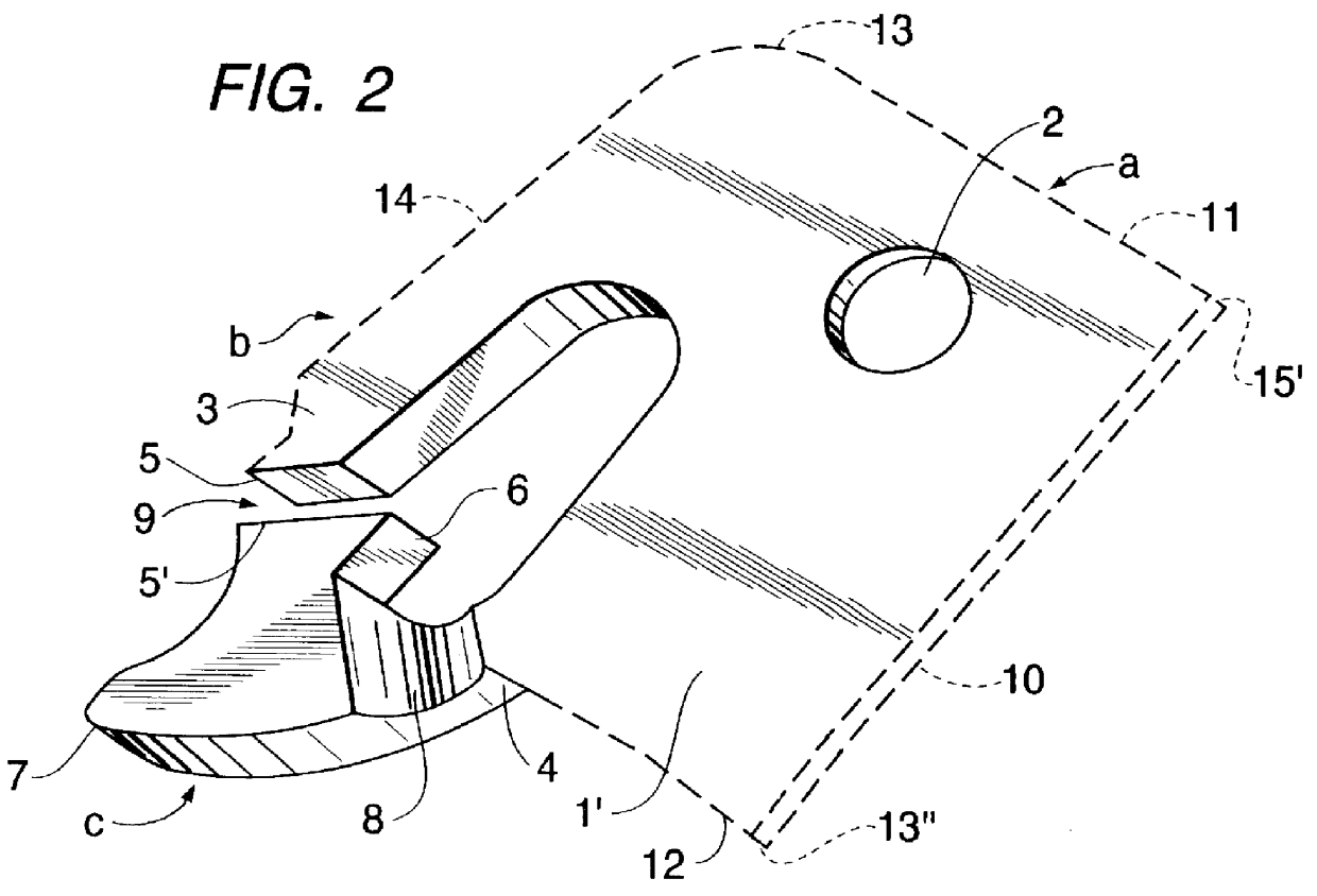 Fastener device for strings