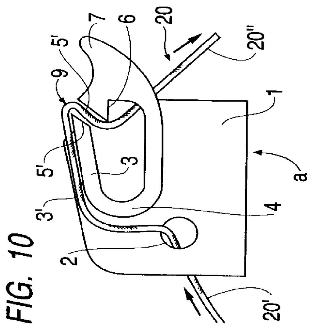 Fastener device for strings