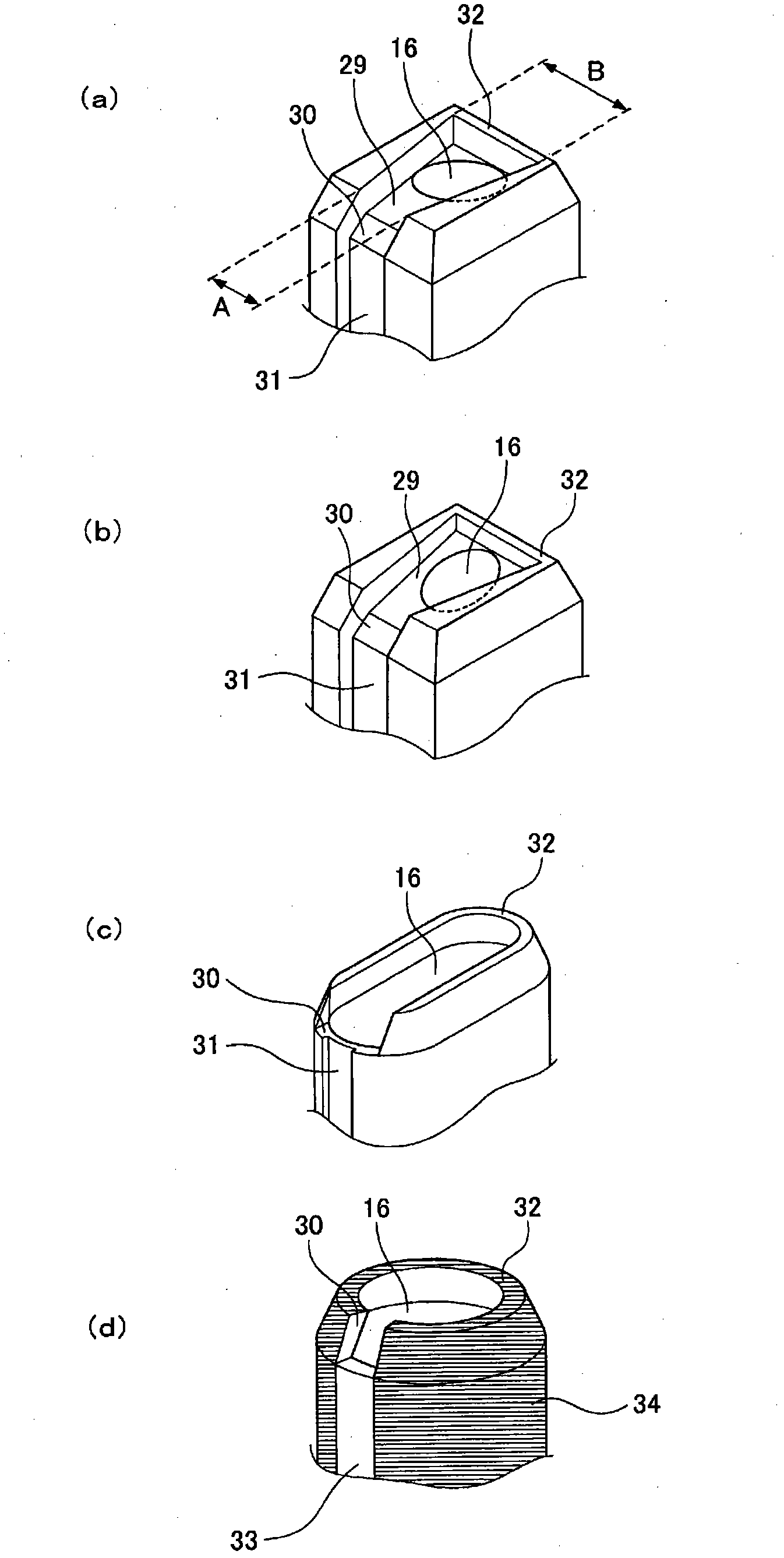 Jet soldering device and soldering method