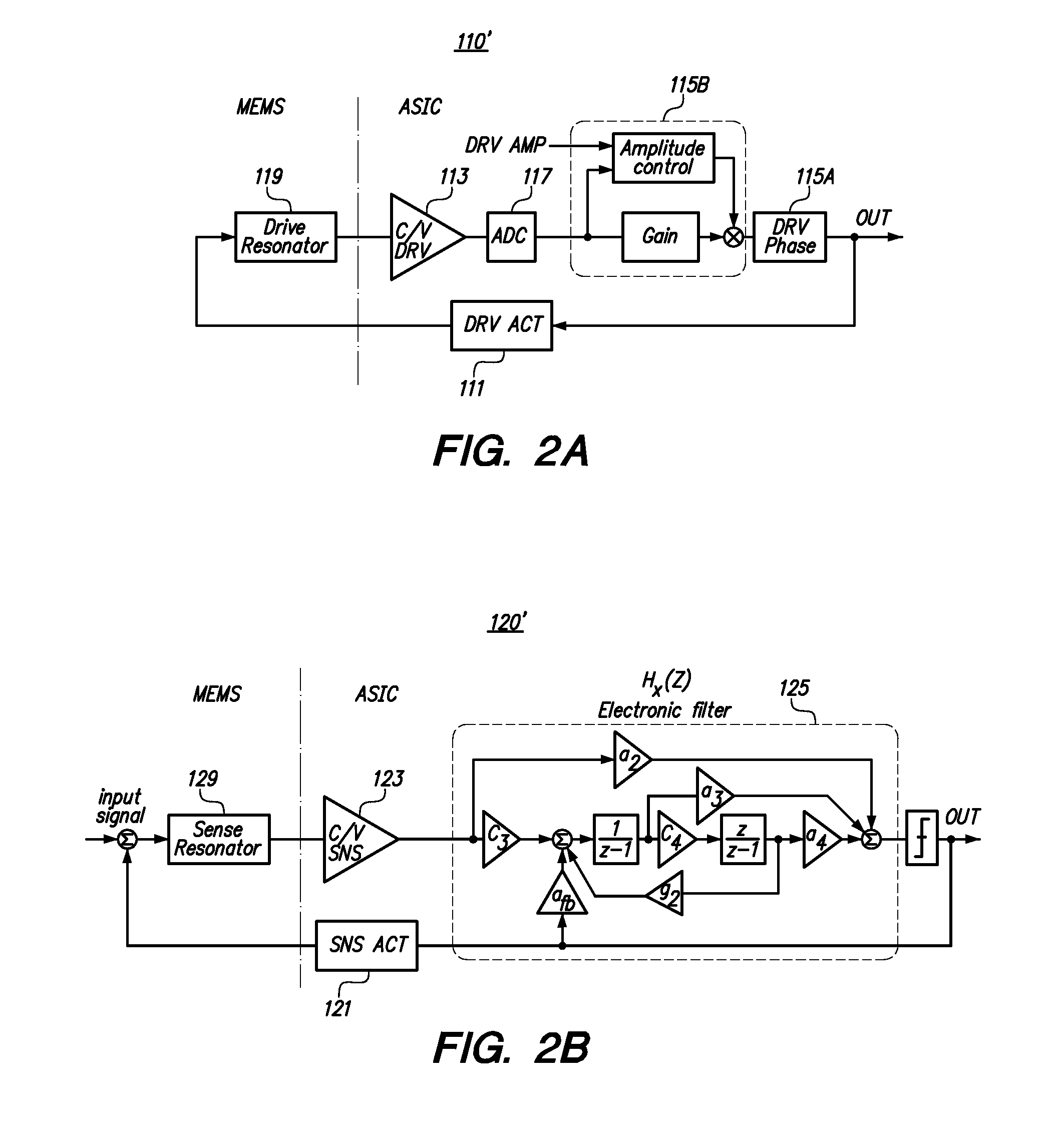 Interface for MEMS inertial sensors