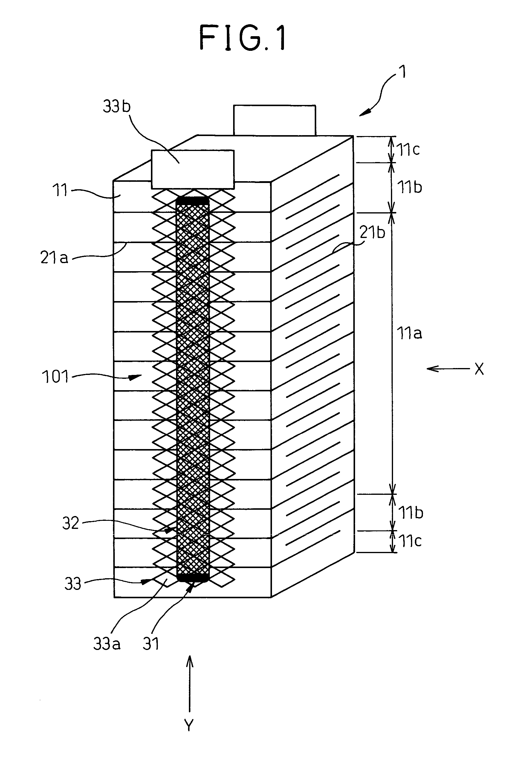 Laminated-type piezoelectric element