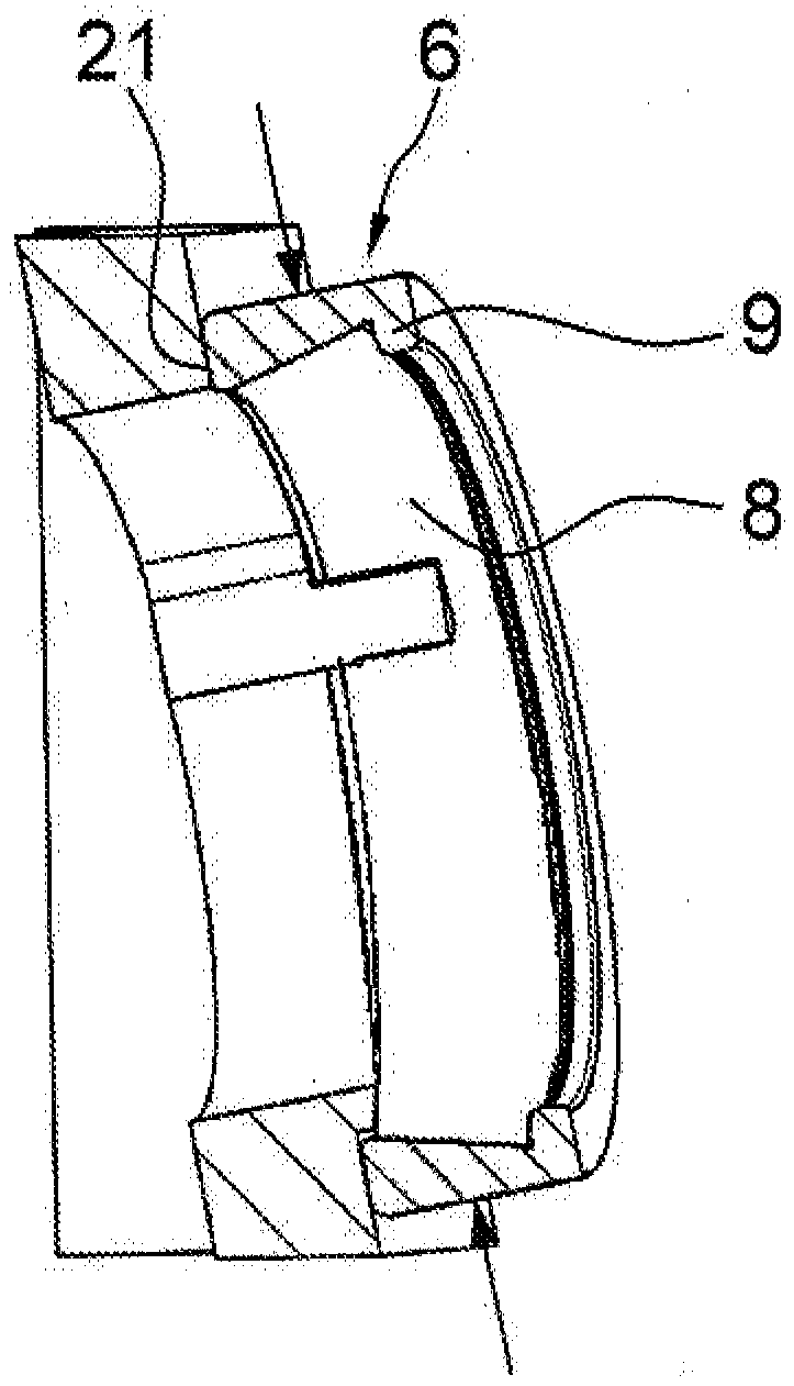 Method and device for fitting angular contact roller bearing