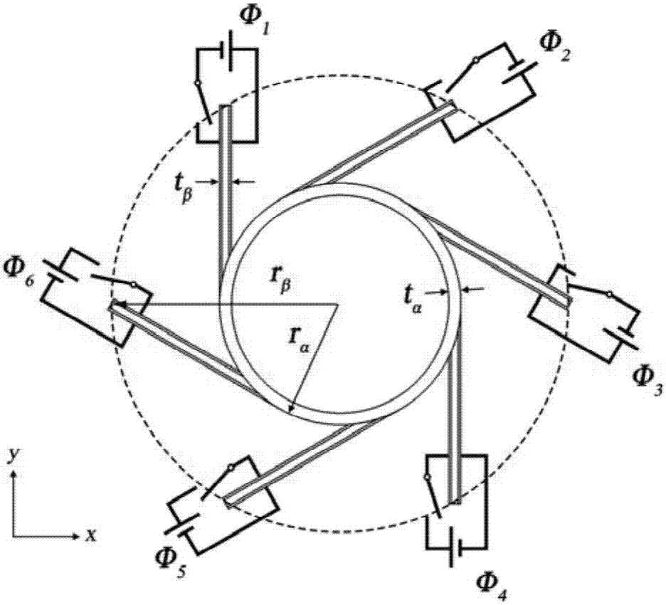 Chiral negative Poisson's ratio structure based on dielectric electroactive polymers