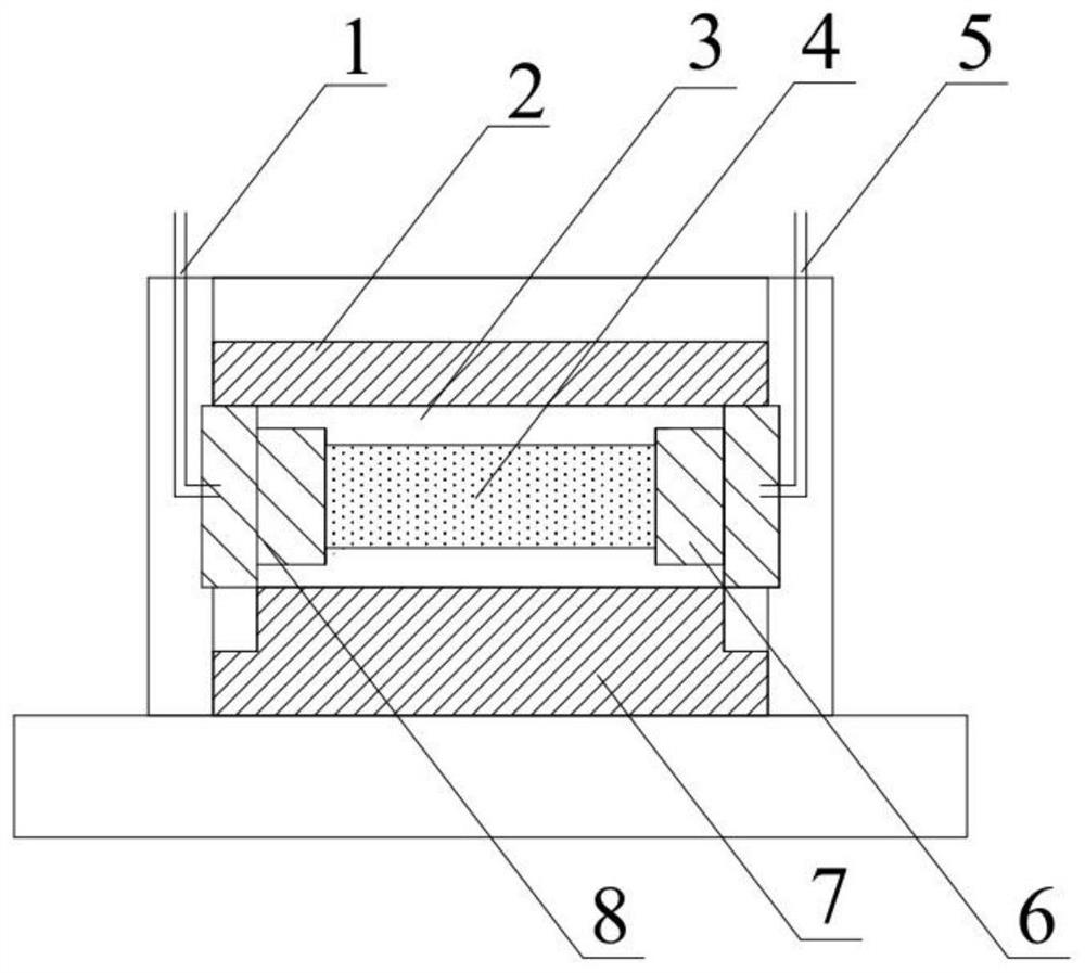 Experimental device for ultrasonic detection of shale hydration microcrack propagation characteristics under high-temperature and high-pressure water circulation effect