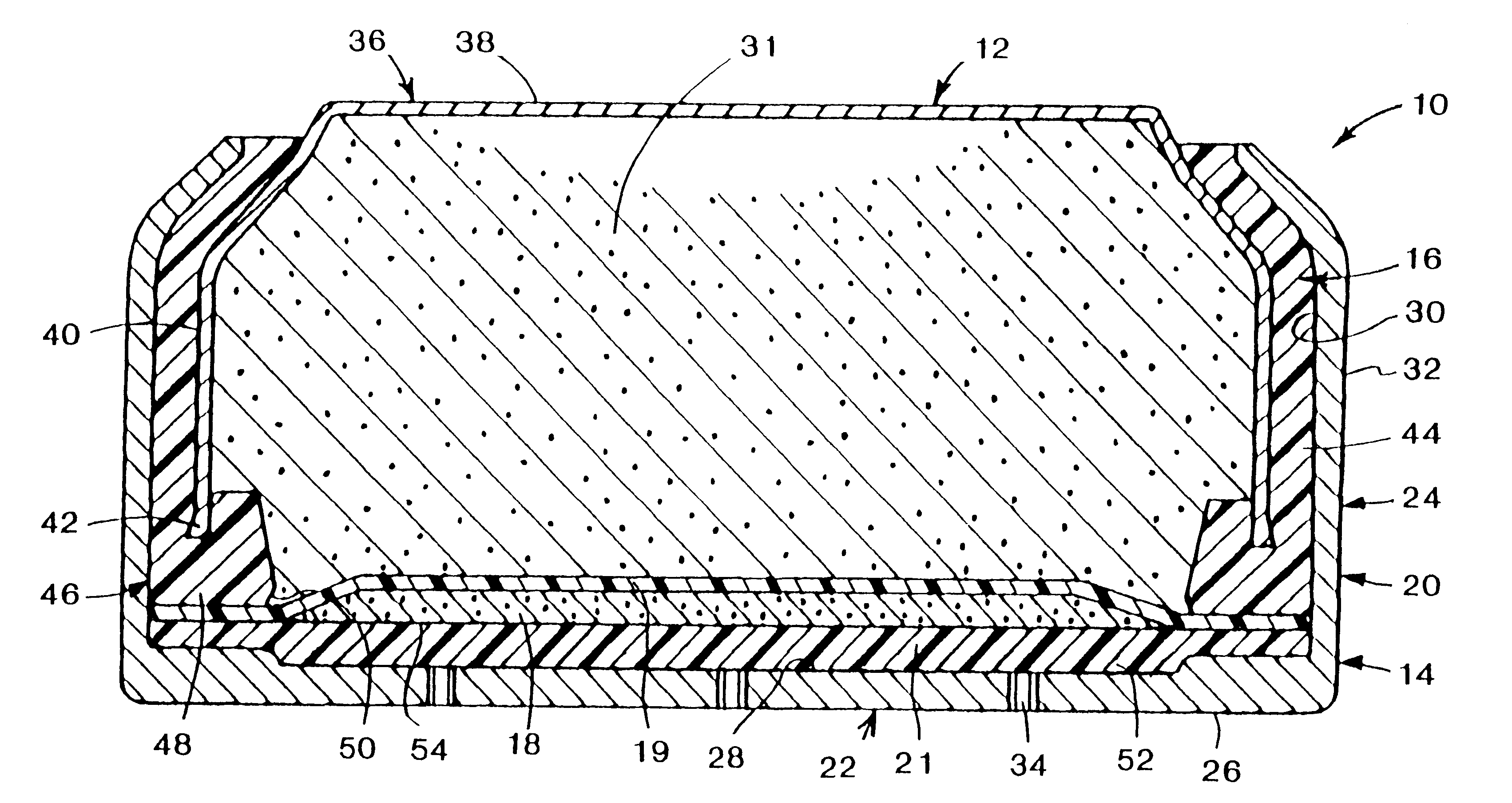 Metal-air cathode can and electrochemical cell made therewith