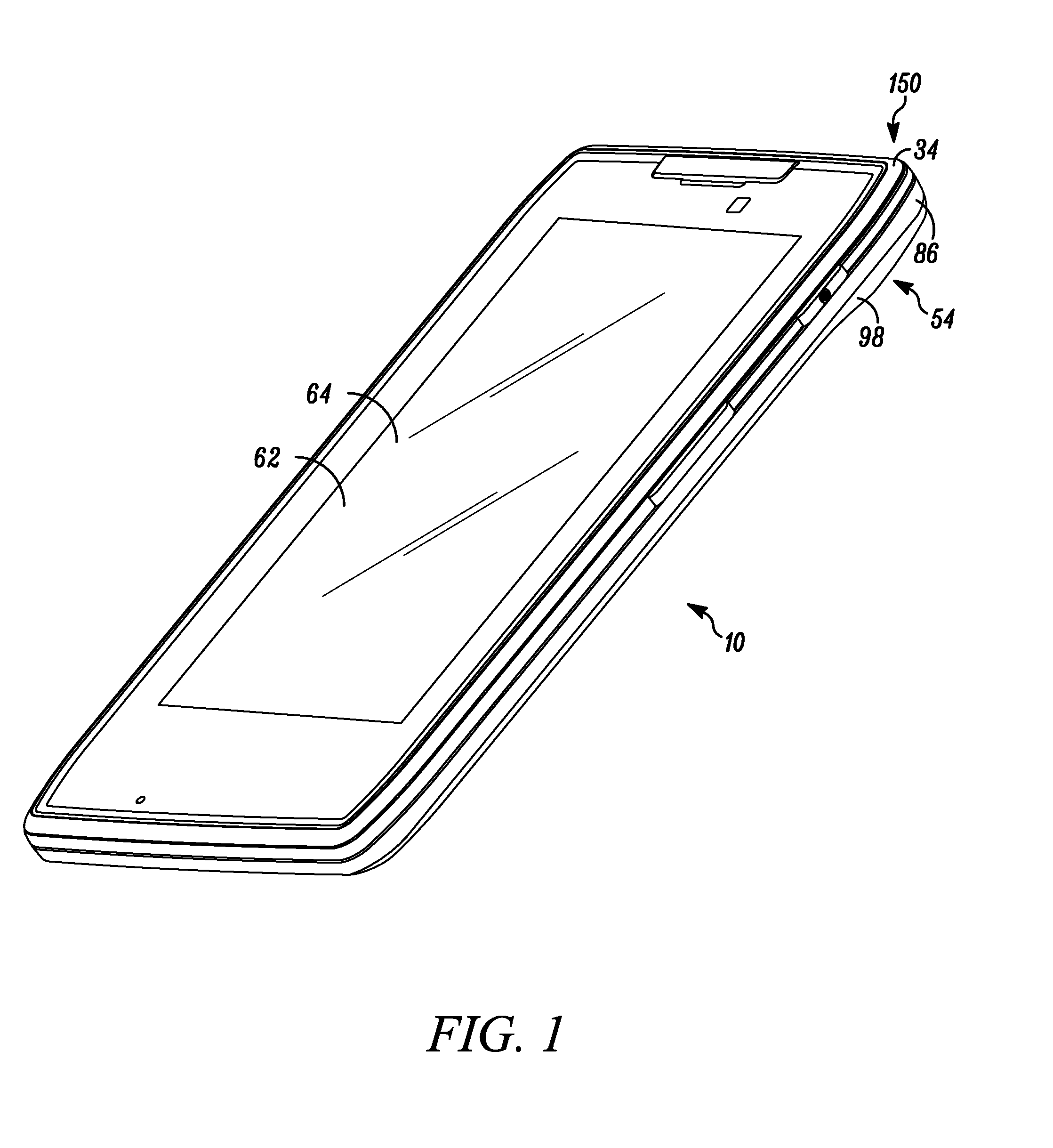 Mobile electronic device with enhanced impact mitigation