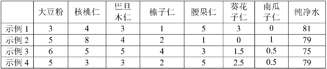 Nut beverage and preparation technology thereof