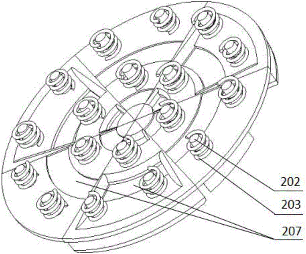 Scratching smearing type weed removal device with targeted localization function