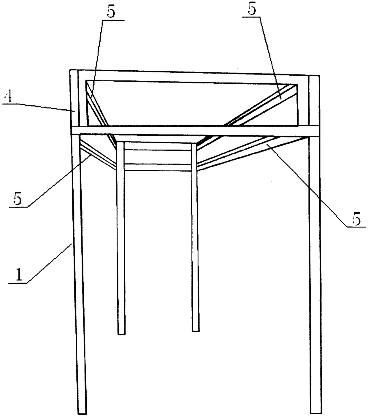 A door panel drawing device