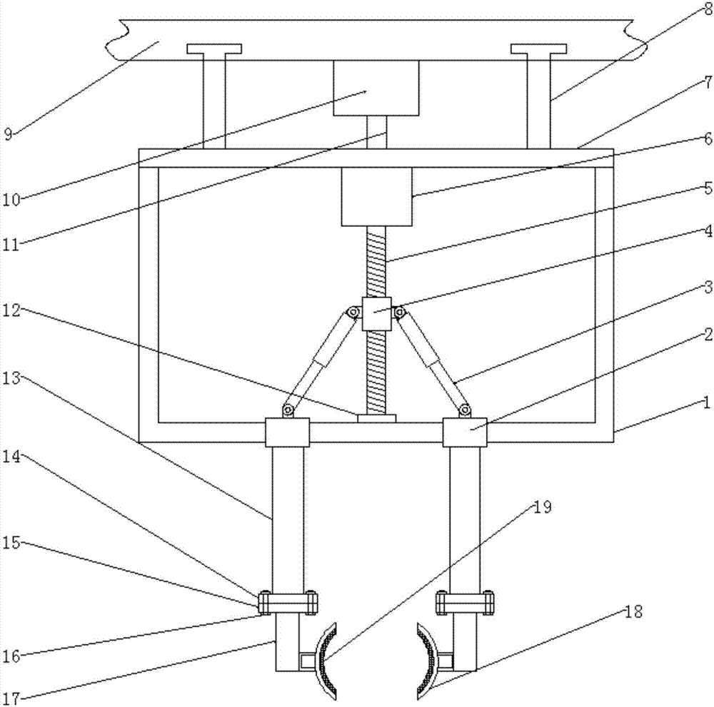 Adjustable barrel-clamping mechanical arm in electroplating device