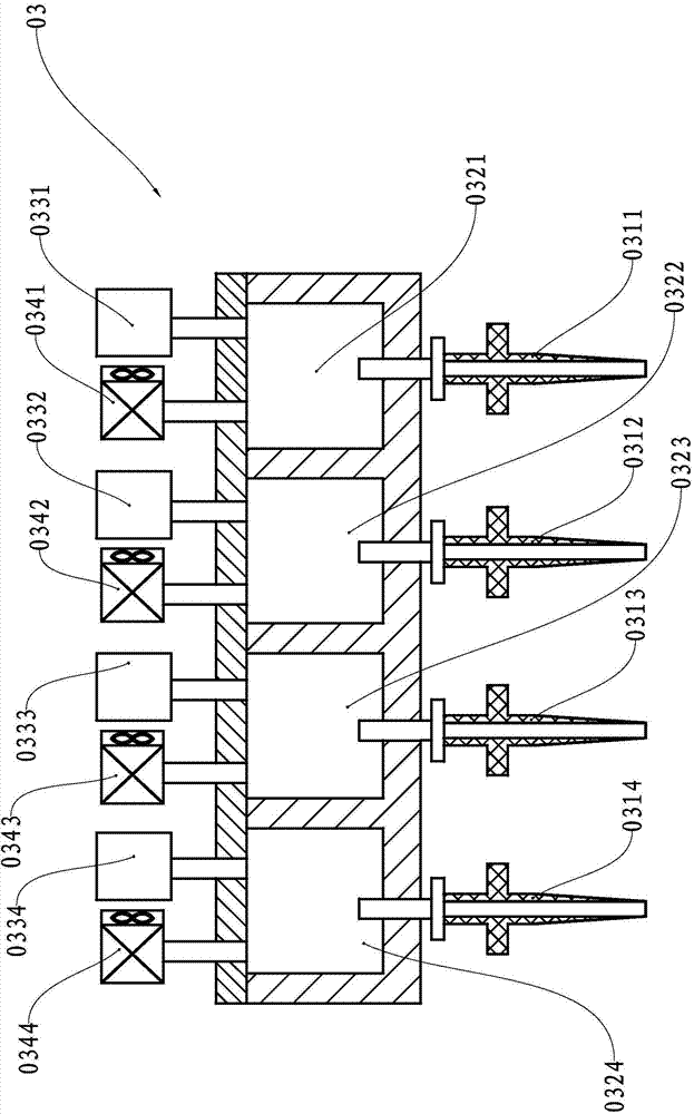 Printing head and three-dimensional printing machine