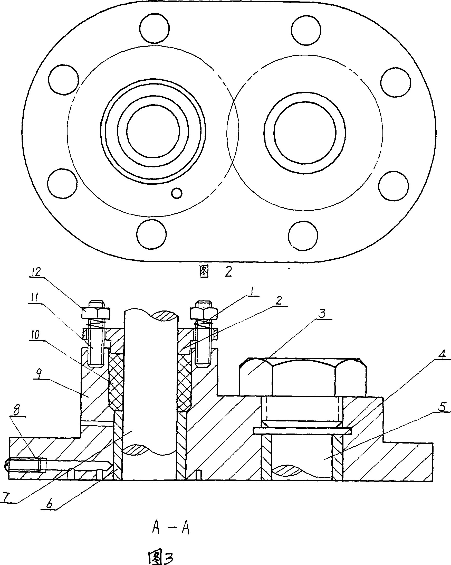 Method of eradicating axial leakage of gear wheel pump