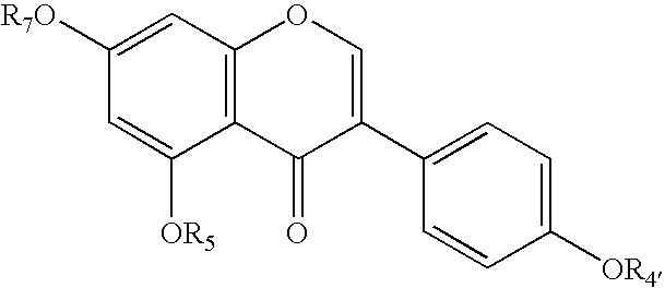 Method of treating mammals with genistein and/or genistein analogues