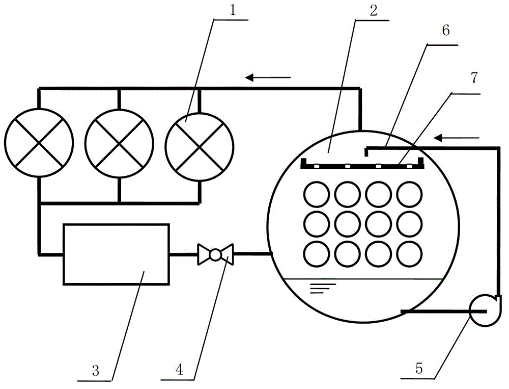 Ultrahigh-rate liquid supply falling-film evaporative water chilling system