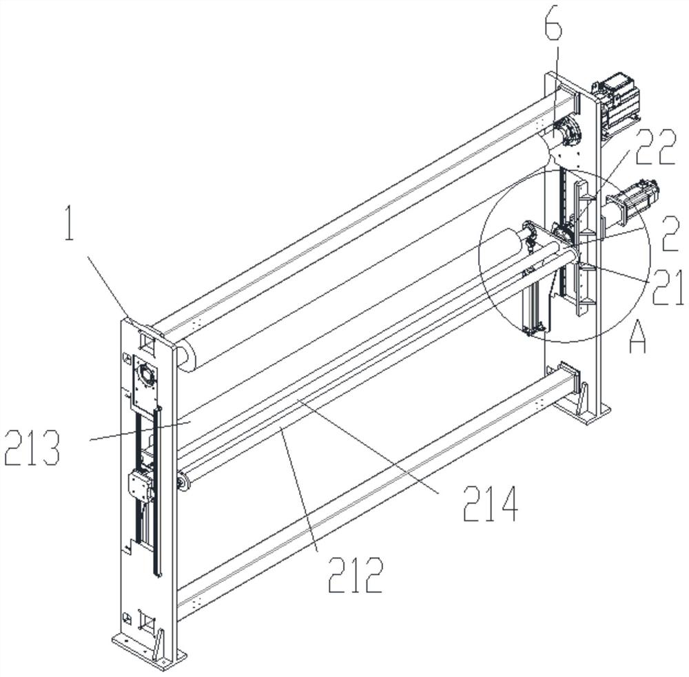 Constant-tension dancing roller control device