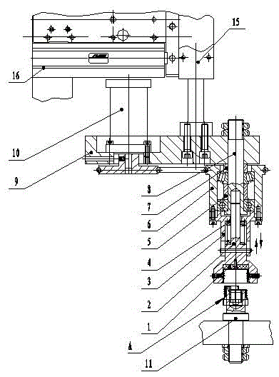 Buffer double-head cap screwing device