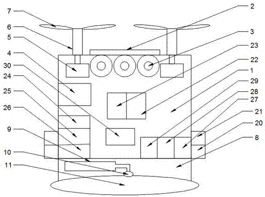 Black box capable of returning automatically