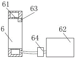 Material feeding device for cement production line