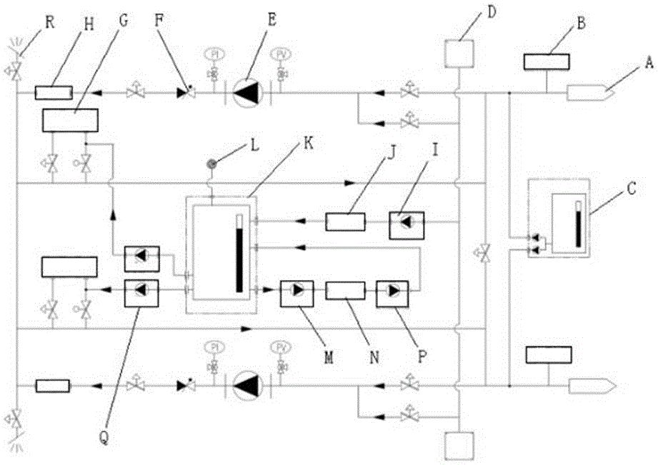 Electrolysis seawater method ship ballast water treatment system