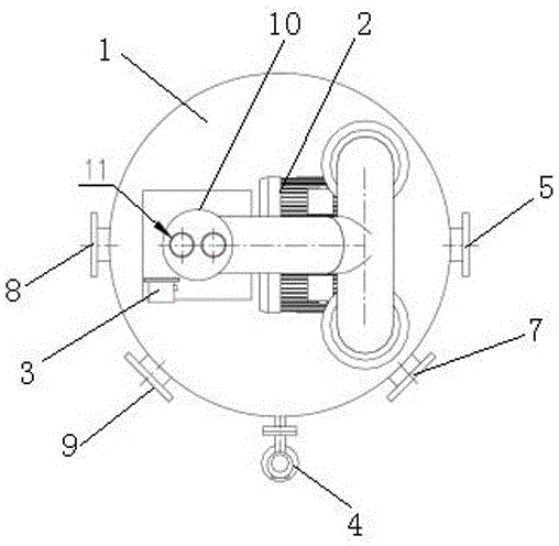 Electrolysis seawater method ship ballast water treatment system