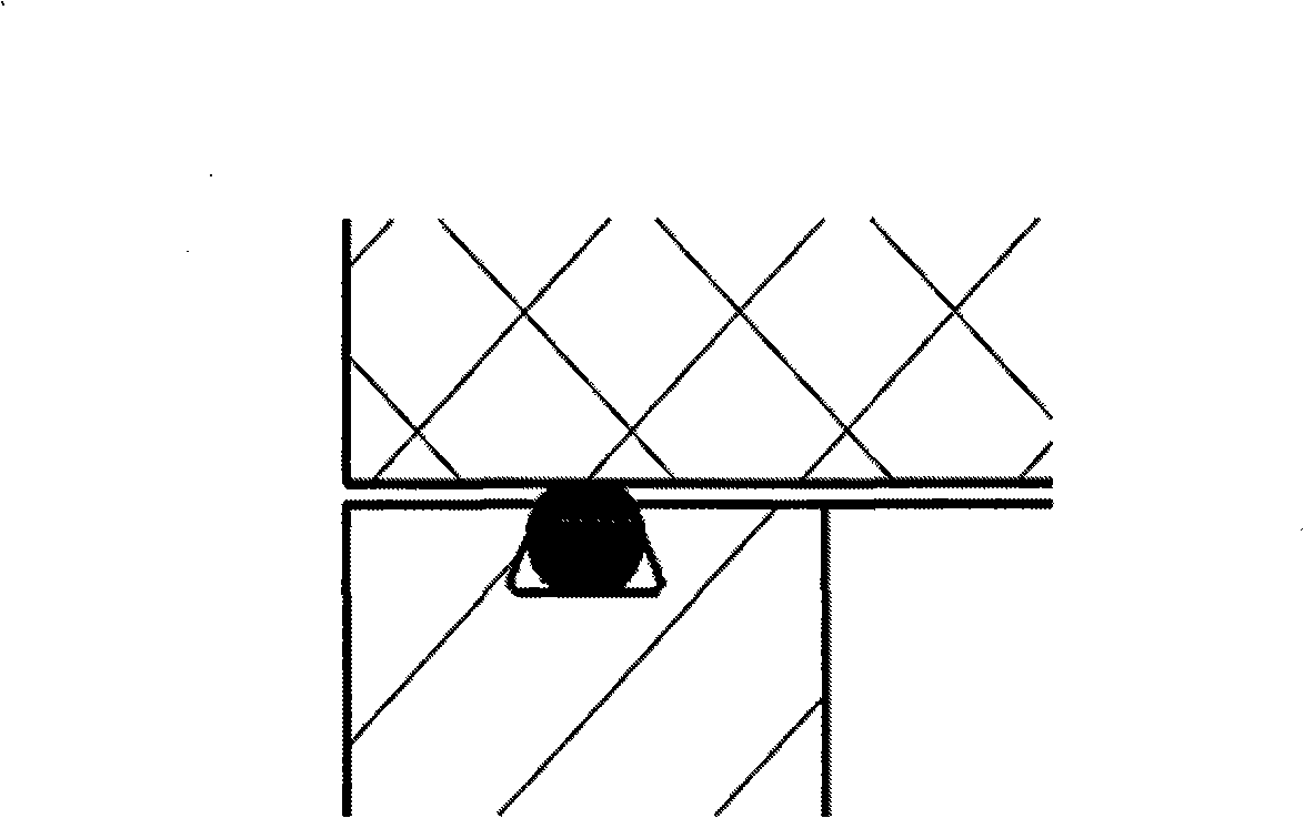 Sealing structure for processing reaction chamber by semiconductor