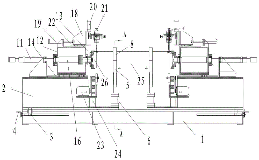 Automatic girth welding device for air cylinder for automobile